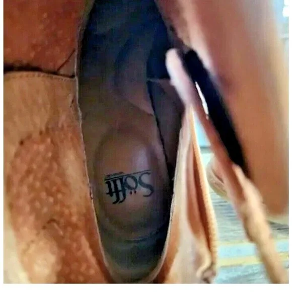 Soft Leather Baywood Womens Ankle Brown Boots Size 7M - Picture 9 of 11